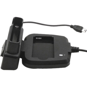 Premiertek GP USB Cradle Charger w/AC Adapter and Integrated Battery Charger Compartment