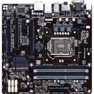 Gigabyte GA-Q87M-D2H Desktop Motherboard - Intel Q87 Express Chipset - Socket H3 LGA-1150