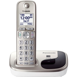 Panasonic KX-TGD210N DECT 6.0 Cordless Phone - Silver