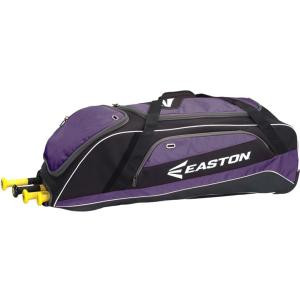 Easton E500W Carrying Case (Backpack) for Baseball, Bat, Shoes - Black, Purple