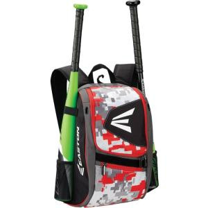 Easton E100P Carrying Case (Backpack) for Baseball - Camo, Red