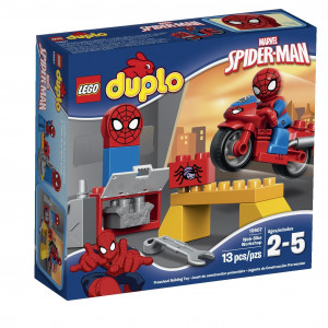 LEGO®Super Heroes Spider-Man Web-Bike Workshop Building Kit 10607