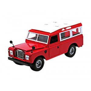 Bburago 18-22063 1:25 Land Rover Series II -Red