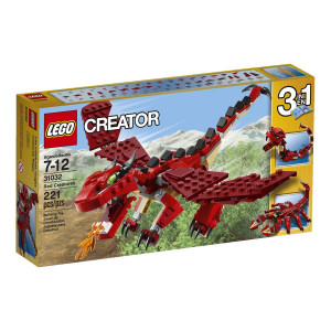 LEGO® Creator 31032 Red Creatures dragon with large movable wings, 