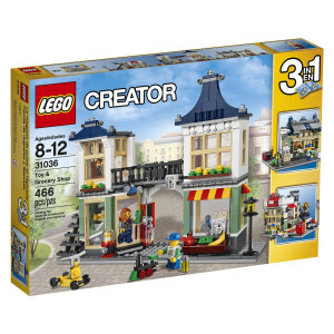 LEGO® Creator 31036 Toy & Grocery Shop to create a toyshop and grocery shop