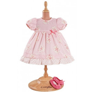 Corolle Pink Dress & Shoes for 14"