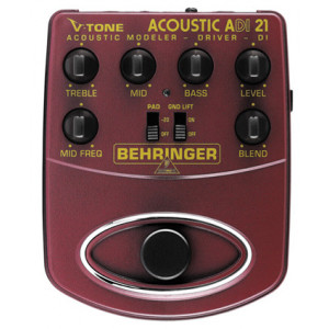 BEHRINGER V-TONE ACOUSTIC ADI21 Acoustic Amp Modeler/Direct Recording Preamp/DI Box