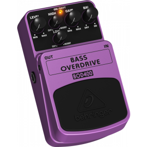 BEHRINGER BASS OVERDRIVE BOD400 Tube-Sound Overdrive Effects Pedal