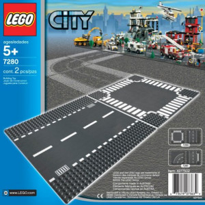LEGO® City Straight & Crossroad Plates 7280
